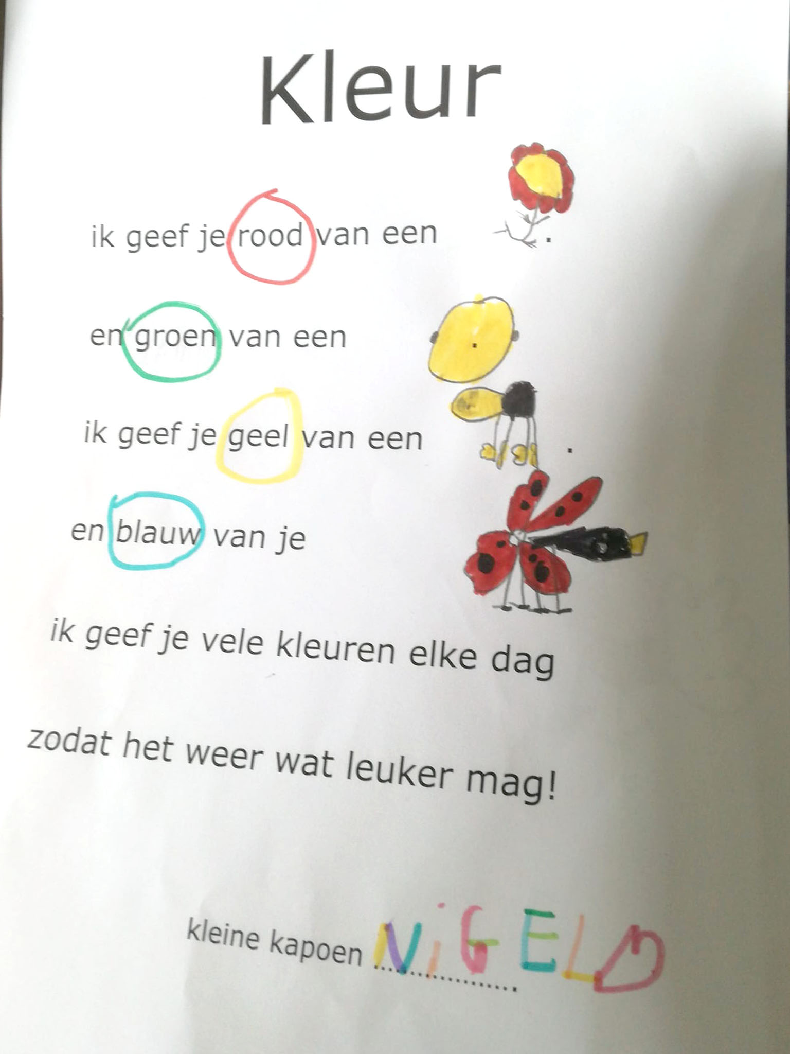 Tienerjaren Academie verwerken Poëzieweek in De BroeBELschool - sgr21